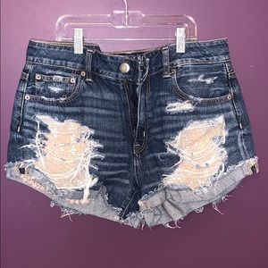 Distressed AE Shorts